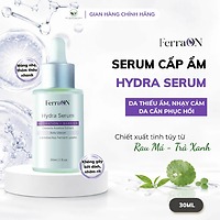Serum Cấp Ẩm FerraON Hydra Serum - Chiết Xuất Rau Má Và Trà Xanh Cấp Ẩm Phục Hồi Làn Da Cho Da Khô Da Nhạy Cảm 30ml