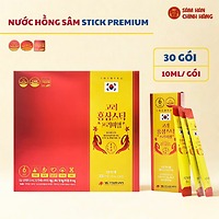 Korean Red Ginseng Stick Premium 10ml × 30 Gói – Nước Hồng Sâm Hàn Quốc 6 Năm Tuổi
