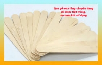 Que gỗ nhỏ NETTA Waxing Chuyên Dùng Wax Râu Ria mép, Bikini, lông mày, tai, an toàn