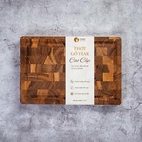 [DC03] THỚT GỖ TEAK JEIDO CAO CẤP, 35CM KHÁNG KHUẨN BỀN ĐẸP AN TOÀN THỰC PHẨM