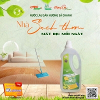 NƯỚC LAU SÀN HƯƠNG CHANH SẢ BIO AMIDA 1KG – SẠCH SÀN NHANH, THƠM MÁT TỰ NHIÊN, AN TOÀN LÀNH TÍNH