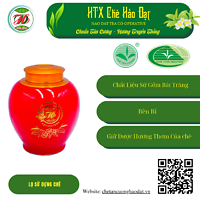 Lọ sứ đựng chè – HTX chè Hảo Đạt