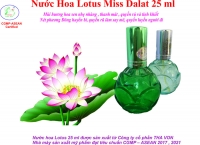  Nước hoa Lotus Miss Dalat 25 ml , hương hoa sen nhẹ nhàng , thanh mát , quyến rủ và tinh khiết