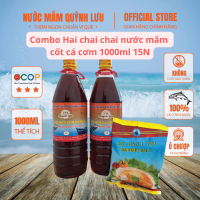 Combo 2 Chai Nước Mắm Cốt Cá Cơm 559 Quỳnh Lưu 15N– Chai 1000ml – Nấu Kho Tiết Kiệm, Ủ chượp 2 năm