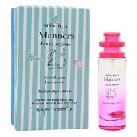 Nước hoa Nam Manners Miss Dalat 30 ml . Hương Hoa  , gỗ và van ni