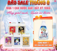 NƯỚC GIẶT XẢ SBI 10KG HƯƠNG NƯỚC HOA – GIẶT SẠCH SÂU, THƠM LÂU 72H, ĐẬM ĐẶC TIẾT KIỆM
