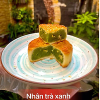 Bánh nướng nhân trà xanh/Bánh trung thu Bình Chung