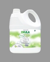 Nước Rửa Chén OKULA Hương Chanh Sả 3.6KG – Đánh Bay Dầu Mỡ, Khử Mùi Tanh, Dịu Nhẹ Da Tay