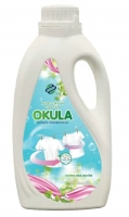 Nước Giặt Xả OKULA Hương Dịu Êm 1KG – Làm Sạch Sâu, An Toàn Da Nhạy Cảm, Lưu Hương Nhẹ Nhàng