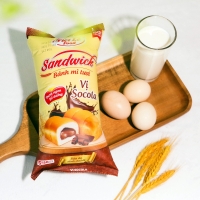 Bánh mì Sandwich vị socola 80gr