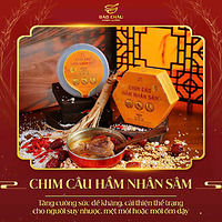 Chim Câu Hầm Nhân Sâm Hộp Thiếc Giúp Tăng Cường Sức Đề Kháng, Cải Thiện Thể Trạng 