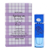 Nước Hoa Spring M. Miss Dalat 30 ml . Hương Hoa , lá, rau mùi  , cỏ , gỗ , mạnh mẽ gây ấn tượng sâu sắc