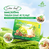 Sữa hạt dinh dưỡng Thuần Chay Hồng Hoa Organic