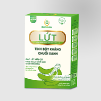 BỘT SỮA GẠO LỨT HỮU CƠ - Tinh bột kháng - Hộp 360g