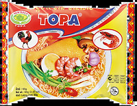 Mì Gói Topa Vị Tôm Gà 65g – Thùng 30 Gói, Thơm Ngon Đậm Vị, Tiện Lợi Mỗi Ngày