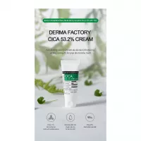 Kem dưỡng rau má (Centella Asiatica) Derma Factory CICA 53.2% Cream 30ml
