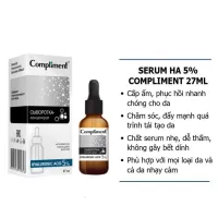 Serum cấp ẩm Compliment Hyaluronic Acid 5% căng bóng 27ml