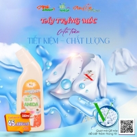 TẨY TRẮNG – TẨY MỐC BIO AMIDA CÔNG NGHỆ SINH HỌC 280 ML – ĐÁNH BAY VẾT MỐC, PHỤC HỒI VẺ SẠCH SÁNG 