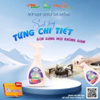 NƯỚC TẨY RỬA SINH HỌC ĐA NĂNG BIO AMIDA  500ML – CÔNG NGHỆ NANO CHÂU ÂU, AN TOÀN CHO SỨC KHỎE