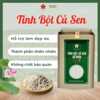 Tinh Bột Củ Sen Xứ Đoài 200g Nguyên Chất 100% – Thanh Nhiệt, Dễ Tiêu Hóa, Bồi Bổ Sức Khỏe