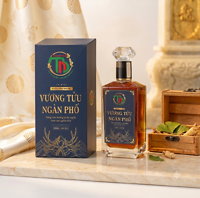 Rượu Sâm Nhung Vương Tửu Ngàn Phố – Nhung Hươu Hương Sơn, Sâm Việt Nam 40%Vol
