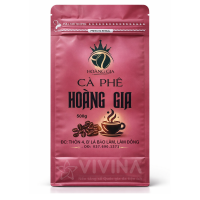 Cà Phê Bột Robusta Nguyên Chất 100% Hoàng Gia 500g – Đậm Đà, Rang Xay Sạch, Chuẩn Vị Cà Phê Việt