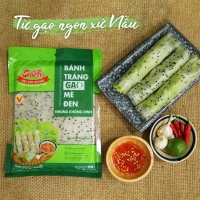 [Đặc sản ngon lành] Bánh tráng gạo mè đen 120g 