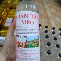[1 lít] Giấm táo mèo 