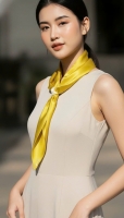 RAMY Khăn lụa satin nút thắt - LTSOS.ST