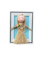 Sản phẩm tranh thiên thần Musa (3 màu xanh, xanh lá, hồng)	