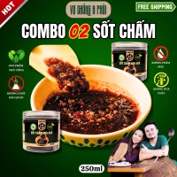 Combo 2 Sốt Chấm Sốt Chấm Hoa Quả 250gr Vị Đỉnh - Không Chất Bảo Quản An Toàn Sức Khỏe - Vợ Chồng A Phủi Sotchamhoaqua Sotchamcayngot