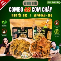 [Tặng Kẹp Gắp Mini] Combo 2 Cơm Cháy Rong Biển Vạn Người Mê 220gr - Vợ Chồng A Phủi 