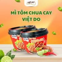 MÌ VIỆT DO TÔM CHUA CAY 65G – MÌ ĂN LIỀN THƠM NGON, ĐẬM ĐÀ