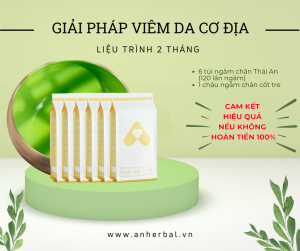 Giải pháp Phục hồi Viêm Da Cơ Địa - Liệu trình 2 tháng Thảo Mộc Thiên Nhiên An Toàn ANHERBAL