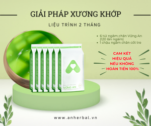 LIỆU TRÌNH NGÂM CHÂN VỮNG AN – HỖ TRỢ GIẢM ĐAU XƯƠNG KHỚP, THƯ GIÃN & PHỤC HỒI TỰ NHIÊN ANHERBAL