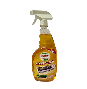TINTIN NƯỚC LAU BẾP 718ML – ĐÁNH BAY DẦU MỠ, SẠCH BÓNG MỌI BỀ MẶT