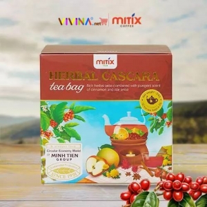 Trà túi lọc Mitix Cascara Thảo Mộc 24gr (12 gói x 2gr)