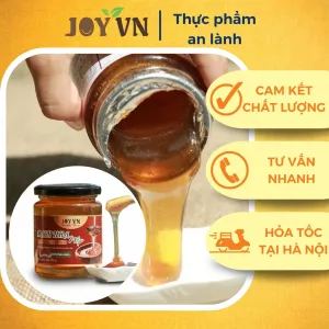 Mạch nha nếp JOY VN Đường mạch nha mạch nha làm kẹo hộp thủy tinh 300g