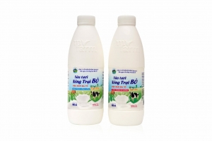 Sữa tươi Nông trại thanh trùng BÒ KĐ 900ml 