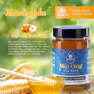 MẬT ONG HOA RỪNG HONECO 500G – NGỌT LÀNH TỪ THIÊN NHIÊN, TINH KHIẾT TRONG TỪNG GIỌT MẬT