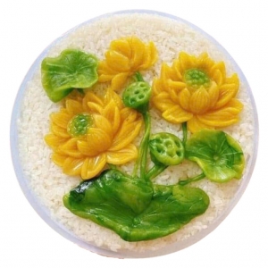 Xôi Đất Bắc Đậu Xanh Hoa Cải