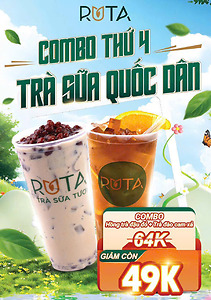 Combo Thứ 4 Trà Giữa Quốc Dân – Hai vị được yêu thích, giá chỉ 49k