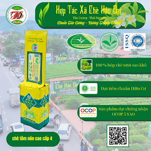 Chè Tôm Nõn Cao Cấp 4 (gói 200g) – HTX chè Hảo Đạt