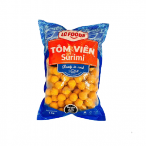 Tôm Viên Surimi LC FOODS 1kg 160 Viên – Dai Giòn, Vị Hải Sản Đậm Đà