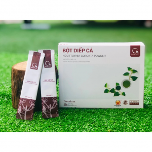Combo 2 hộp Bột Diếp Cá - Hộp 45g (15 gói x 3g) 