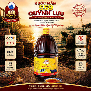 Nước Mắm 559 Quỳnh Lưu Đặc Biệt 30N – Nước Mắm Truyền Thống Ủ Chượp 36 Tháng 1L/2L