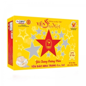 Yến Sào Truyền Thống - Yến chưng Đường phèn HỘP QUÀ (6 hũ x 70ml)