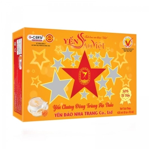 Yến Sào Truyền Thống - Yến chưng Đông Trùng Hạ Thảo HỘP QUÀ (6 hũ x 70ml)