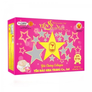 Yến Sào Truyền Thống - Yến chưng Collagen HỘP QUÀ (6 hũ x 70ml)