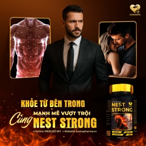 Viên uống yến sào dành cho nam Nest Strong - Ausmedic 